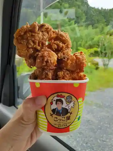 釣石神社の食事