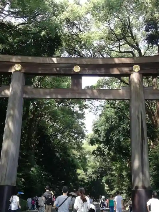 明治神宮の鳥居