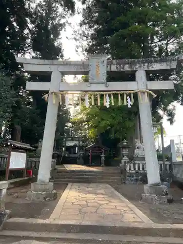 一幣司浅間神社の鳥居