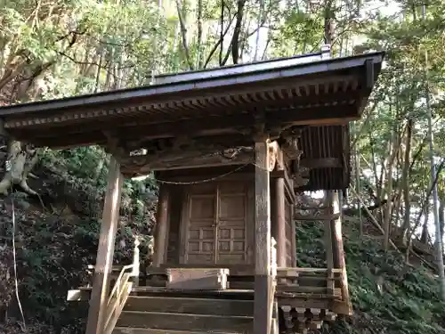 怒田神社の本殿