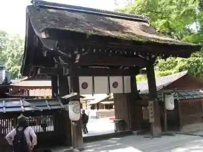河合神社(鴨川合坐小社宅神社)の山門・神門