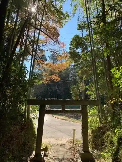 神社（名称不明）の鳥居