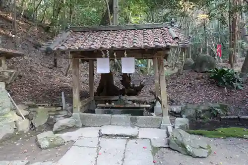 星田妙見宮の手水舎