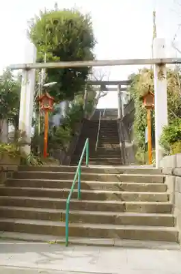 筑土八幡神社の鳥居