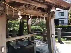 松戸神社の手水