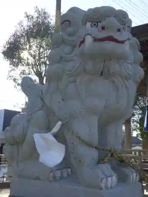 矢柄神社の狛犬