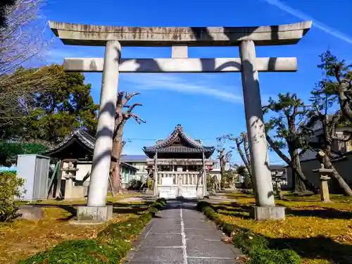 八幡社の鳥居