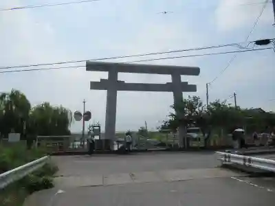 息栖神社の鳥居