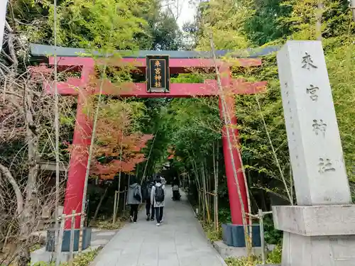 來宮神社の鳥居