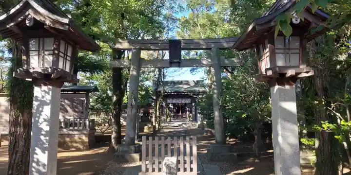 白幡天神社の鳥居