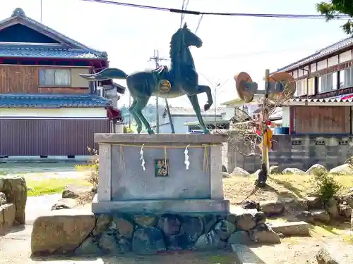 山部神社の狛犬