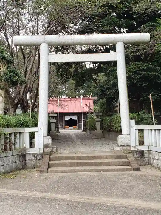 宇都母知神社の鳥居
