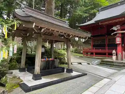 富士山東口本宮 冨士浅間神社の手水舎