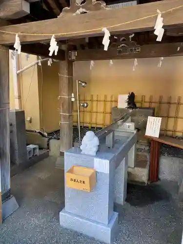 菊名神社の手水舎