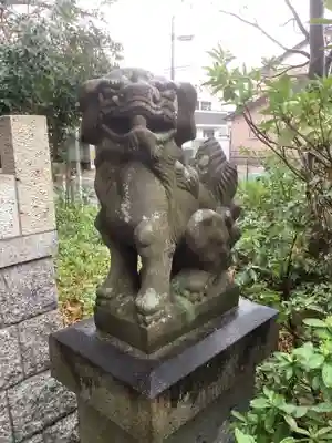 御田神社の狛犬