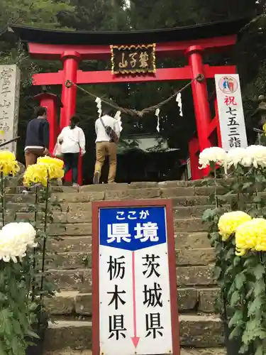 鷲子山上神社の鳥居