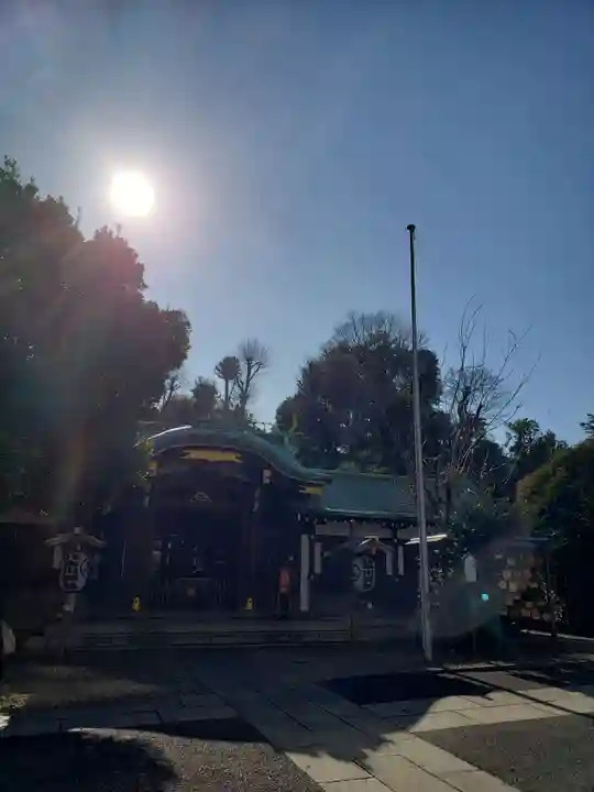 白金氷川神社の本殿・本堂