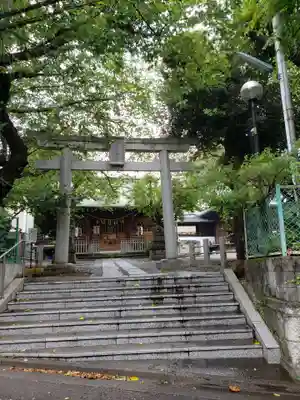 本郷氷川神社の鳥居