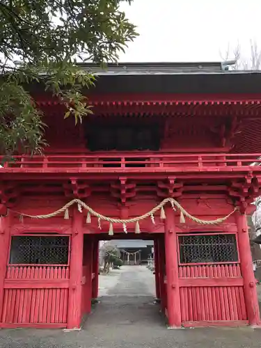 吉岡八幡神社の山門