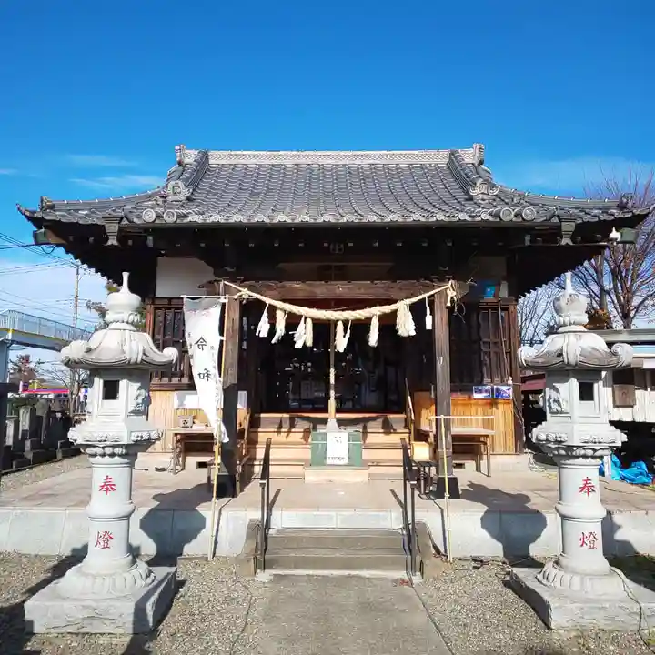 佐谷田神社の本殿・本堂