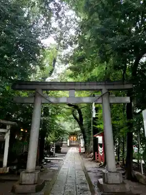 神明氷川神社の鳥居