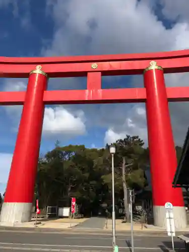 自凝島神社の鳥居