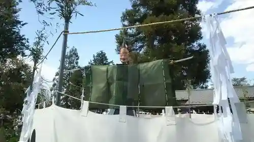 天津司神社の神楽