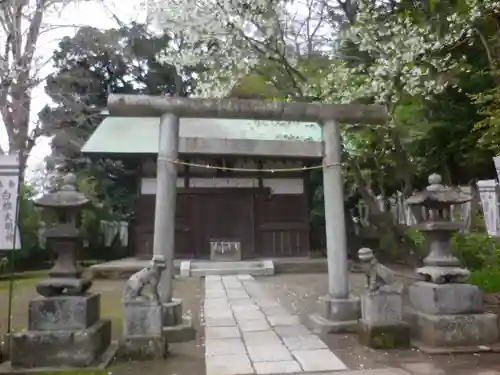 白旗神社(西御門)の鳥居