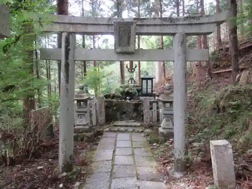 脳天大神龍王院の鳥居