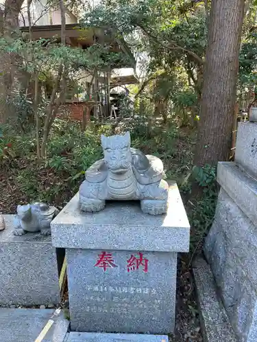 柴崎神社の像