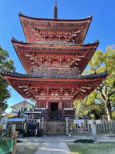 甚目寺の塔