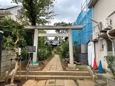 東玉川神社の鳥居