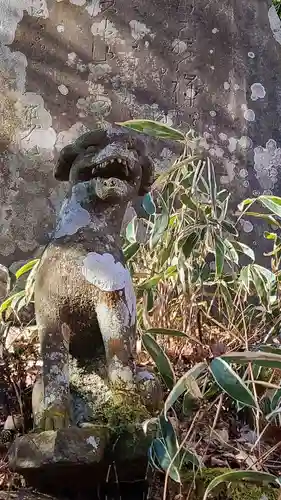 武蔵御嶽神社の狛犬