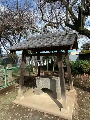 南大塚菅原神社の手水舎