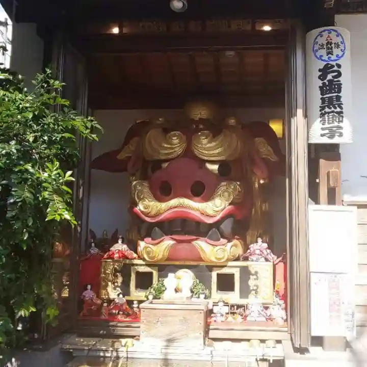 波除神社(波除稲荷神社)の狛犬