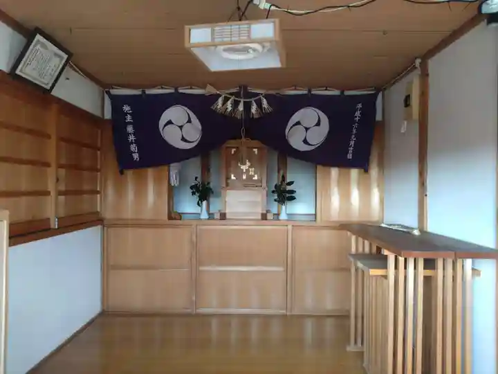 坂田神社の本殿・本堂