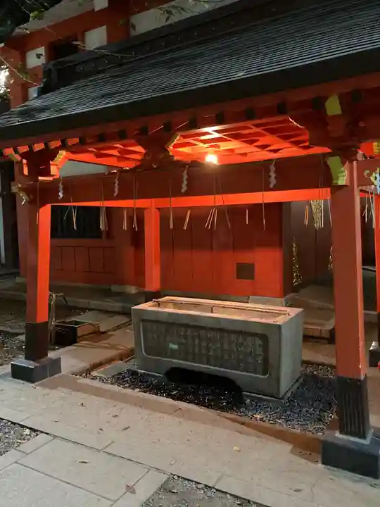 花園神社の手水舎