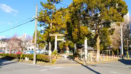 神明宮（諸神神社）の鳥居