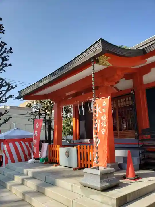 麻布氷川神社の本殿・本堂