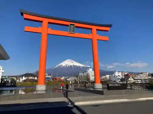 富士山本宮浅間大社の鳥居