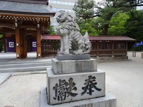 警固神社の狛犬