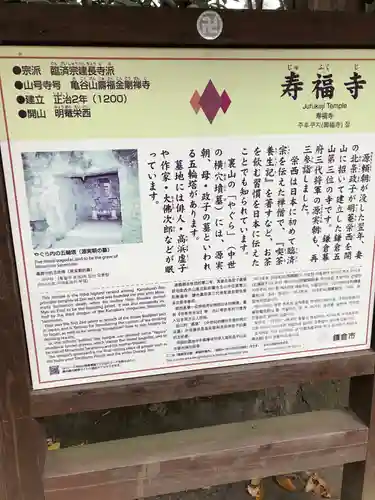 寿福寺の歴史