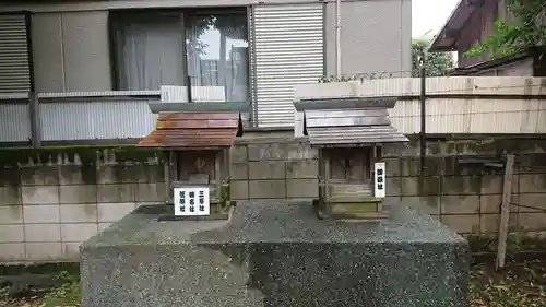 駒留八幡神社の末社