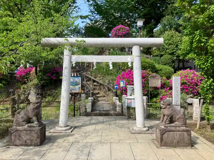 鳩森八幡神社の末社・摂社