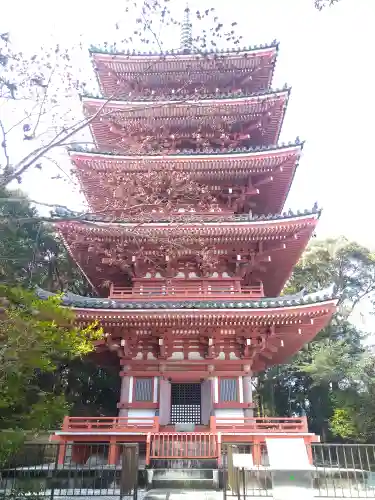 竹林寺の塔