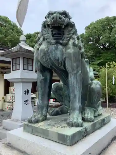 愛知縣護國神社の狛犬