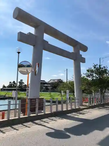 息栖神社の鳥居