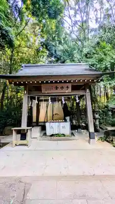 道野辺八幡宮の手水舎
