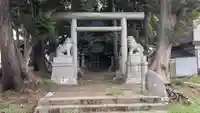 神明社(竹内天神堂古墳)の鳥居
