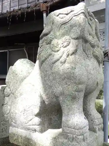 津田八幡神社の狛犬